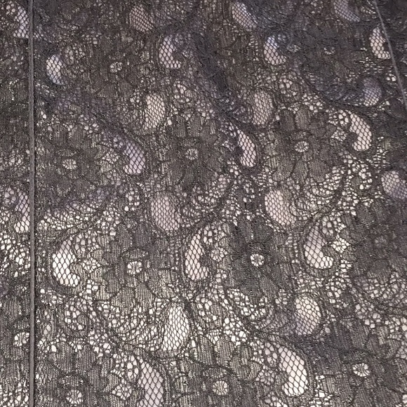 Black Grey Lace Pencil Skirt Sz 20W - Picture 4 of 6